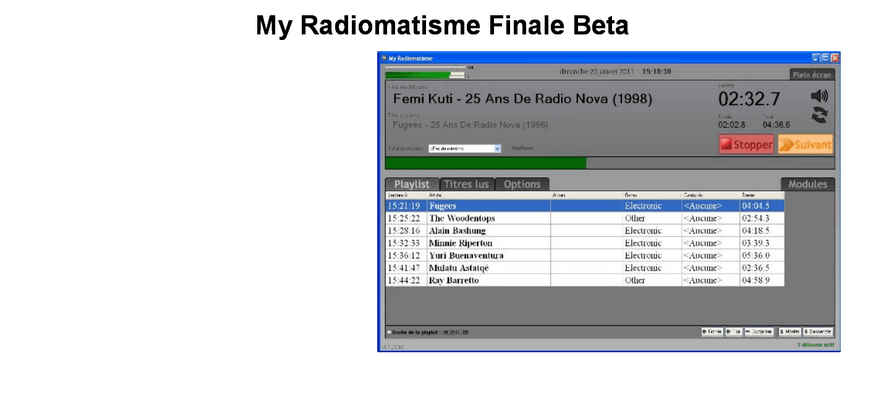My Radiomatisme Finale Beta